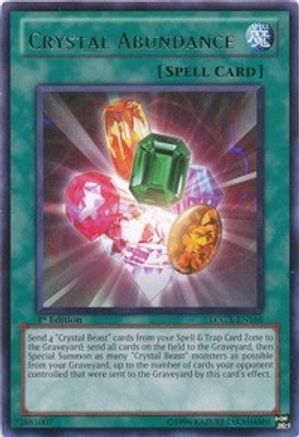 Crystal Abundance (LCGX-EN166) - Legendary Collection 2 1st Edition