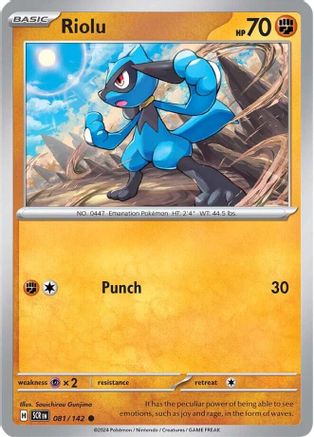 Riolu 81 - Reverse Holofoil