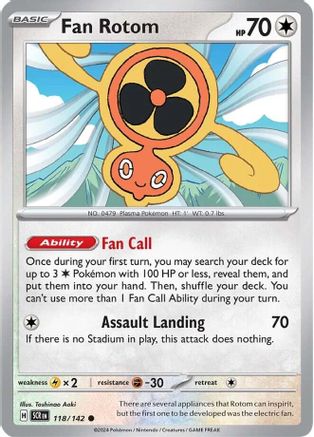 Fan Rotom 118 - Reverse Holofoil