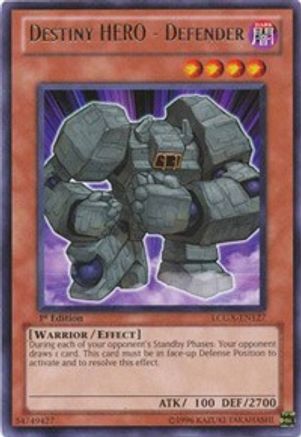 Destiny HERO - Defender (LCGX-EN127) - Legendary Collection 2 Unlimited