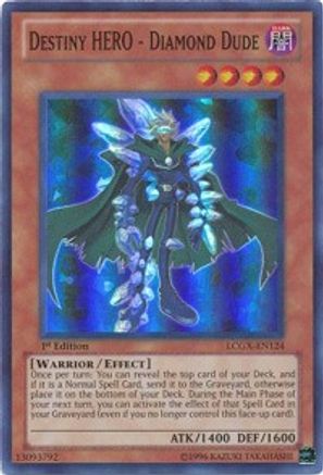 Destiny HERO - Diamond Dude (LCGX-EN124) - Legendary Collection 2 1st Edition