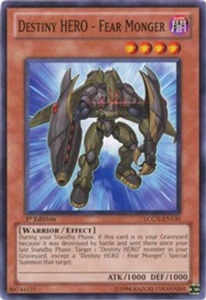 Destiny HERO - Fear Monger (LCGX-EN130) - Legendary Collection 2 Unlimited