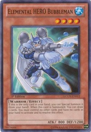 Elemental HERO Bubbleman (LCGX-EN012) - Legendary Collection 2 Unlimited