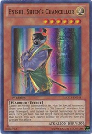 Enishi, Shien's Chancellor (LCGX-EN241) - Legendary Collection 2 Unlimited