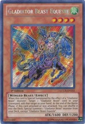 Gladiator Beast Equeste (LCGX-EN251) - Legendary Collection 2 1st Edition