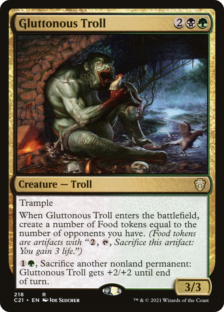 Gluttonous Troll (C21-218) -