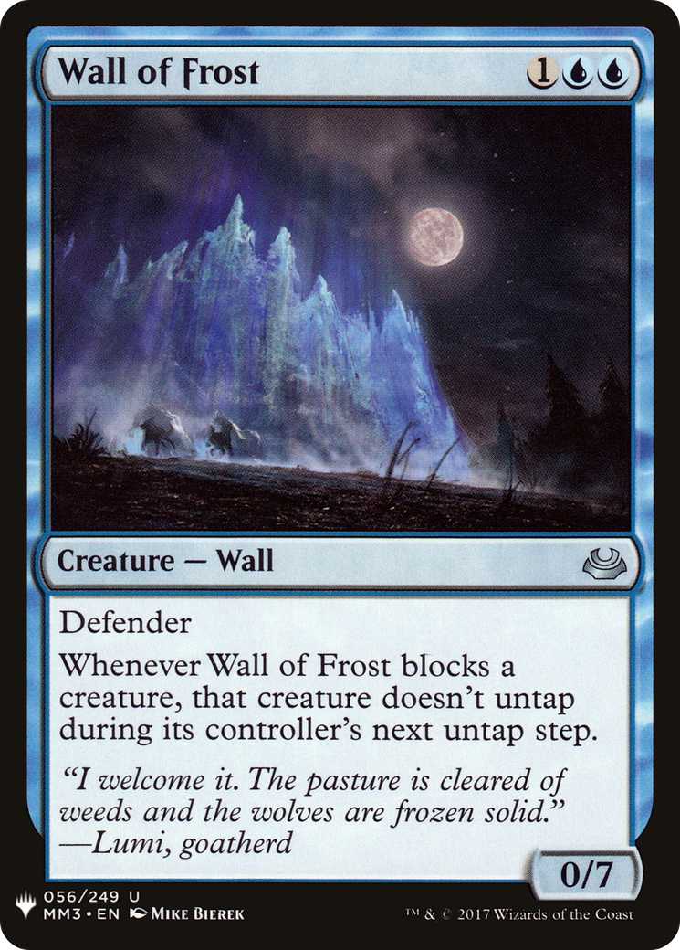 Wall of Frost (LIST-MM3-56) -