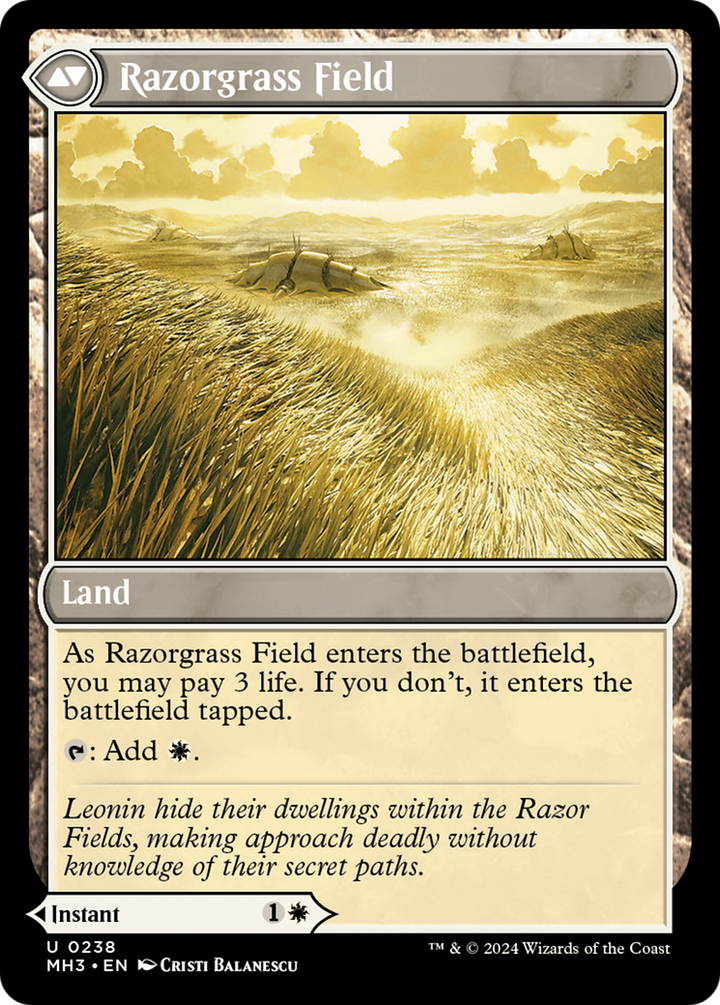 Razorgrass Ambush // Razorgrass Field (MH3-238) -