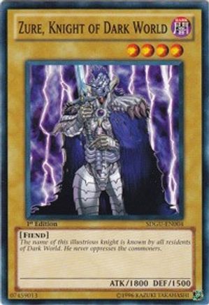 Zure, Knight of Dark World (SDGU-EN004) - Structure Deck: Gates of the Underworld 1st Edition