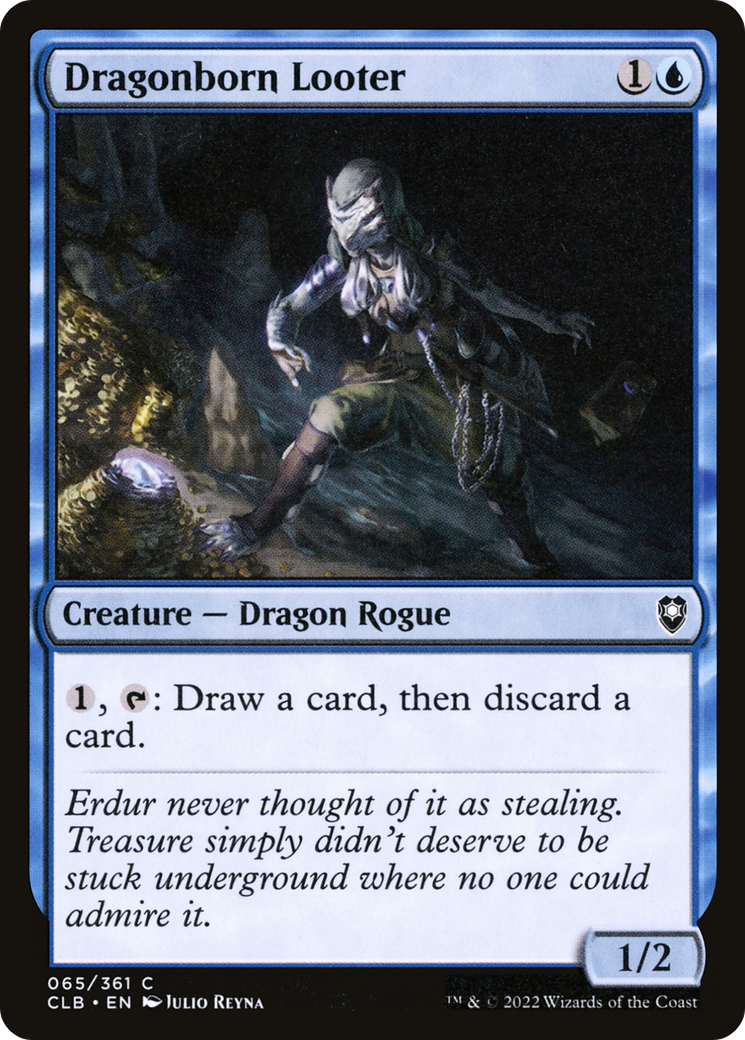 Dragonborn Looter (CLB-065) -  Foil