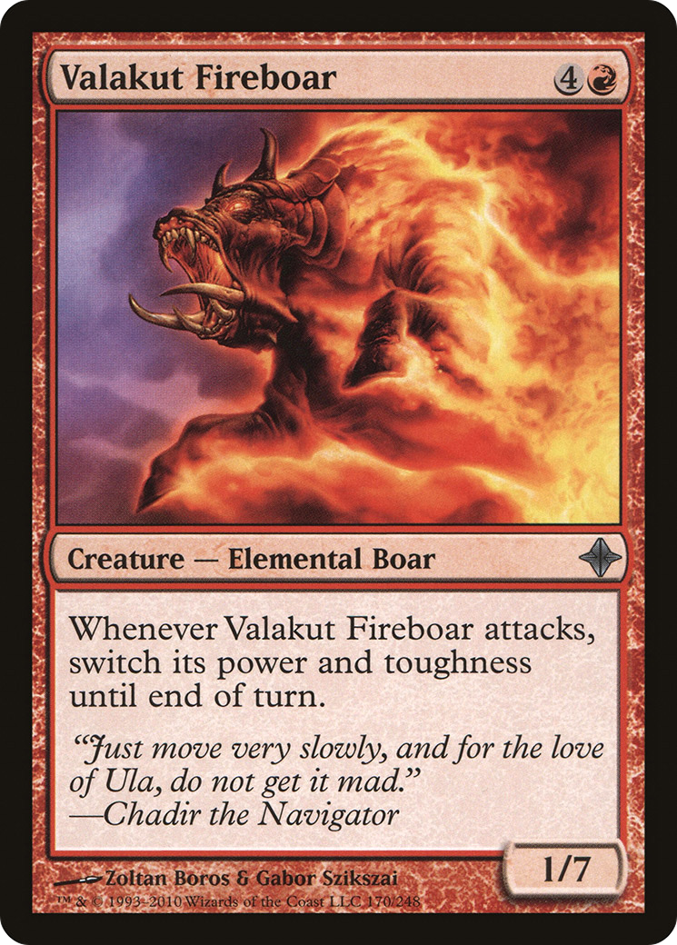 Valakut Fireboar (ROE-170) -  Foil