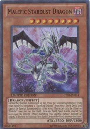 Malefic Stardust Dragon (CT08-EN014) - 2011 Collectors Tins Limited