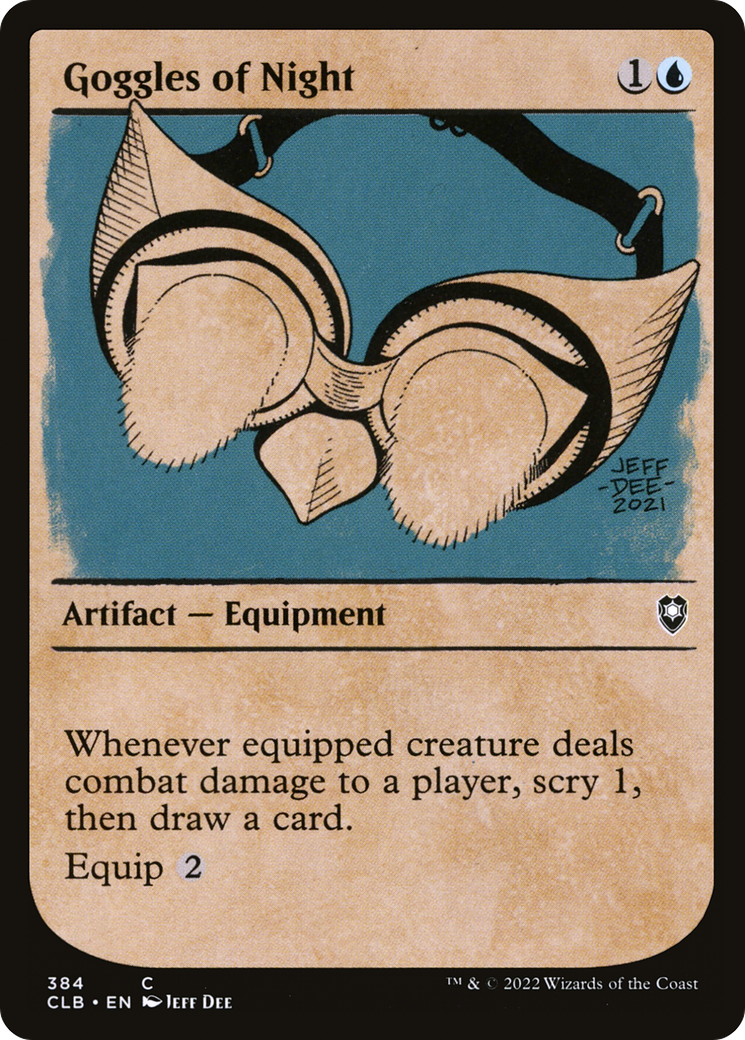 Goggles of Night (CLB-384) - : (Showcase) Foil