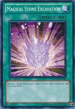 Magical Stone Excavation (SDDC-EN030) - Structure Deck: Dragons Collide 1st Edition