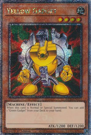 Yellow Gadget (Quarter Century Secret Rare) (MP24-EN013) - 25th Anniversary Tin: Dueling Mirrors 1st Edition