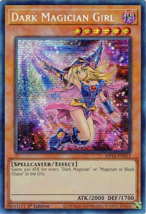 Dark Magician Girl (Alternate Art) (MP24-EN053) - 25th Anniversary Tin: Dueling Mirrors 1st Edition