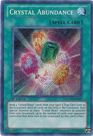 Crystal Abundance (RYMP-EN051) - Ra Yellow Mega Pack Unlimited