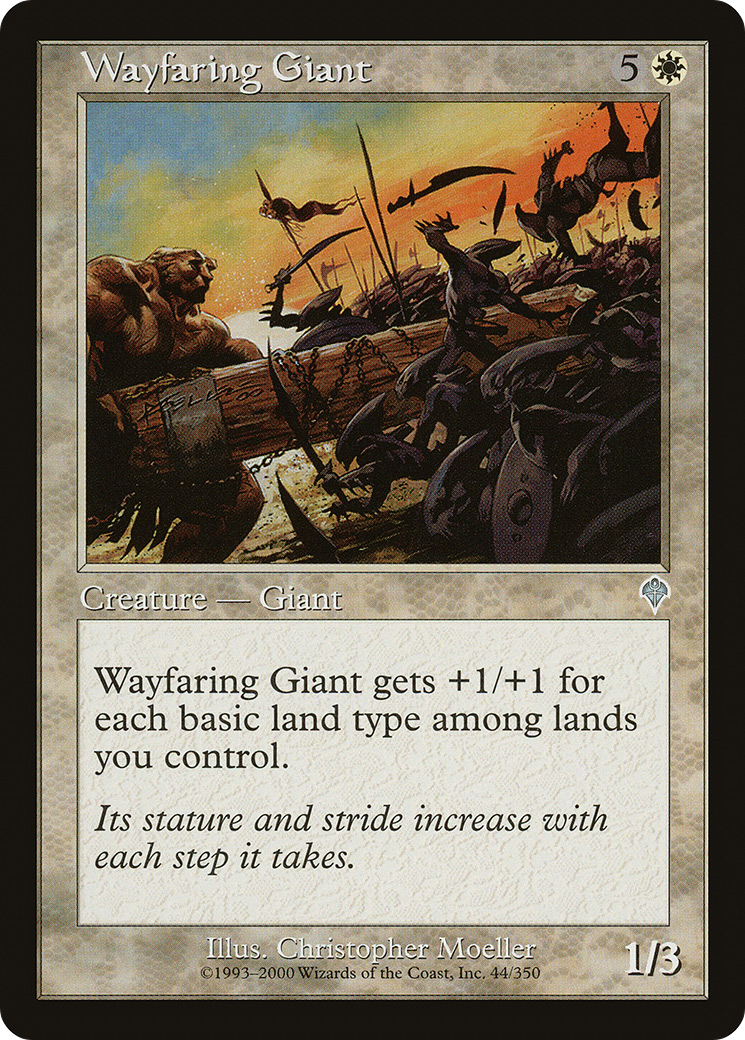 Wayfaring Giant (INV-044) -  Foil