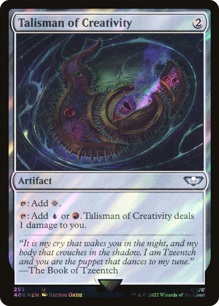 Talisman of Creativity (40K-253★) -  Foil