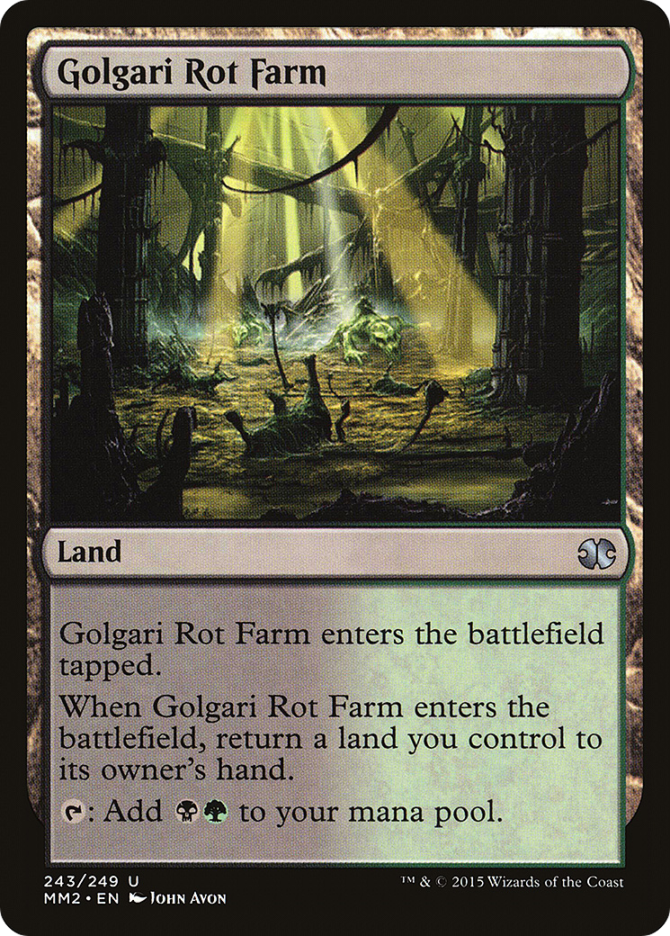 Golgari Rot Farm (MM2-243) -  Foil