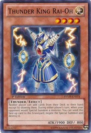 Thunder King Rai-Oh (RYMP-EN074) - Ra Yellow Mega Pack 1st Edition