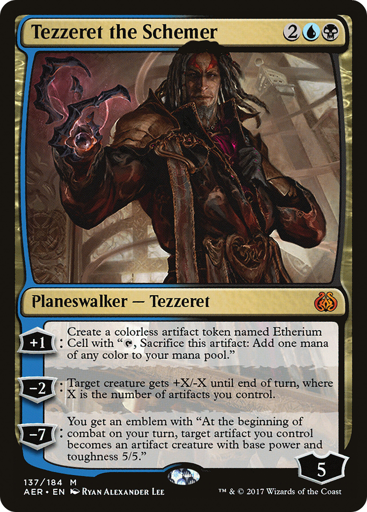 Tezzeret the Schemer (AER-137) -  Foil