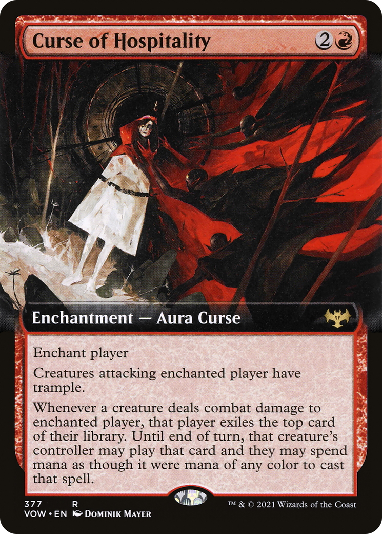 Curse of Hospitality (VOW-377) - : (Extended Art) Foil