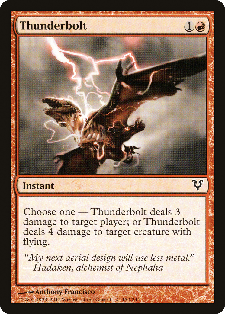 Thunderbolt (AVR-159) -  Foil