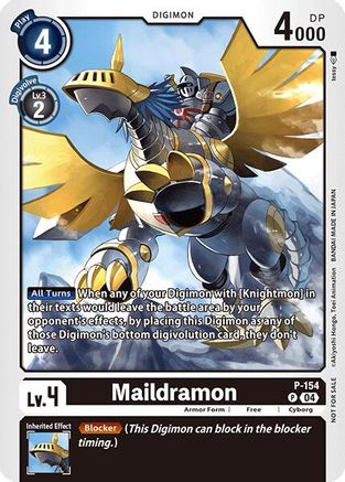 Maildramon (Store Tournament 2024 Oct. - Dec. Participation Pack) (P-154) - Digimon Promotion Cards