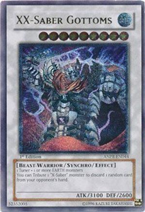 XX-Saber Gottoms (UTR) (ANPR-EN044) - Ancient Prophecy 1st Edition