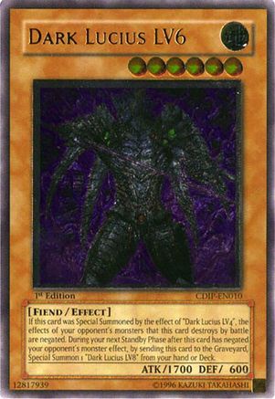 Dark Lucius LV6 (UTR) (CDIP-EN010) - Cyberdark Impact 1st Edition