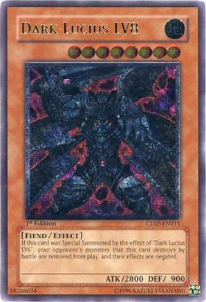 Dark Lucius LV8 (UTR) (CDIP-EN011) - Cyberdark Impact 1st Edition