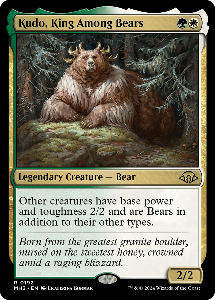 Kudo, King Among Bears (MH3-192) -  Foil