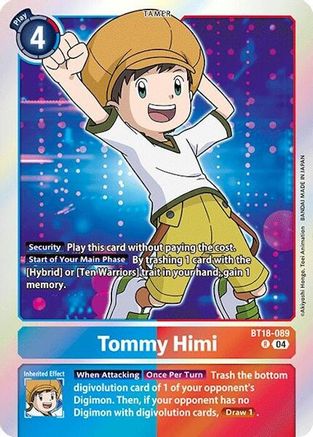 Tommy Himi (BT18-089) - Release Special Booster 2.0 Foil