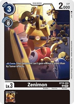 Zenimon (BT18-059) - Release Special Booster 2.0