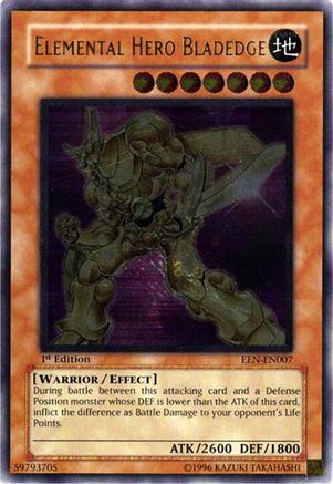 Elemental Hero Bladedge (UTR) (EEN-EN007) - Elemental Energy 1st Edition