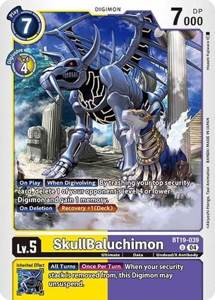 SkullBaluchimon (BT19-039) - Release Special Booster 2.0