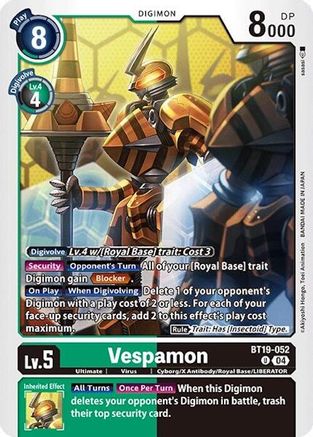 Vespamon (BT19-052) - Release Special Booster 2.0