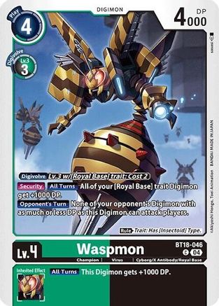 Waspmon (BT18-046) - Release Special Booster 2.0