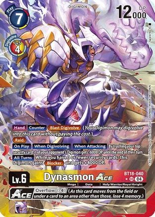 Dynasmon ACE (Alternate Art) (BT18-040) - Release Special Booster 2.0 Foil