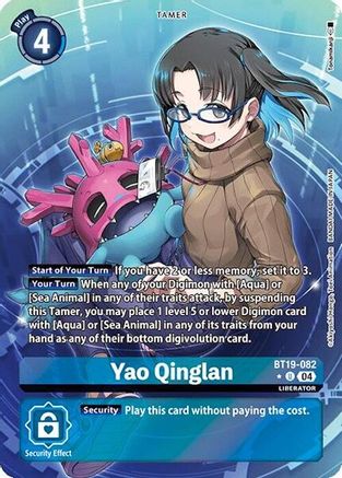 Yao Qinglan (Alternate Art) (BT19-082) - Release Special Booster 2.0 Foil