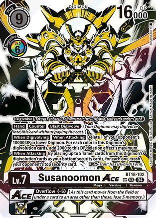 Susanoomon ACE (Textured) (BT18-102) - Release Special Booster 2.0 Foil