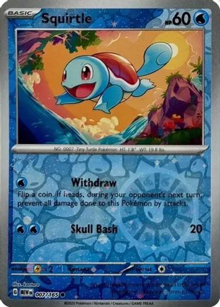 Squirtle - 007/165 (Cosmos Holo) (Costco Exclusive) 7 - Holofoil