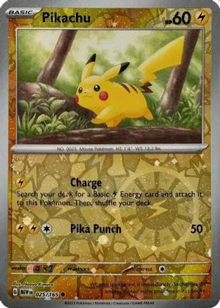 Pikachu - 025/165 (Cosmos Holo) (Costco Exclusive) 25 - Holofoil