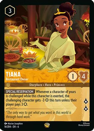 Tiana - Restaurant Owner (16/204) - Azurite Sea