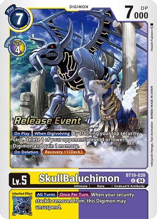 SkullBaluchimon (BT19-039) - Release Special Booster 2.0 Pre-Release Cards Foil