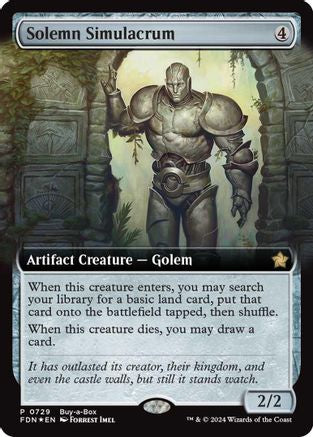 Solemn Simulacrum (Extended Art) (BABP-729) -  Foil