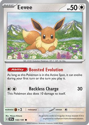 Eevee 143 - Reverse Holofoil