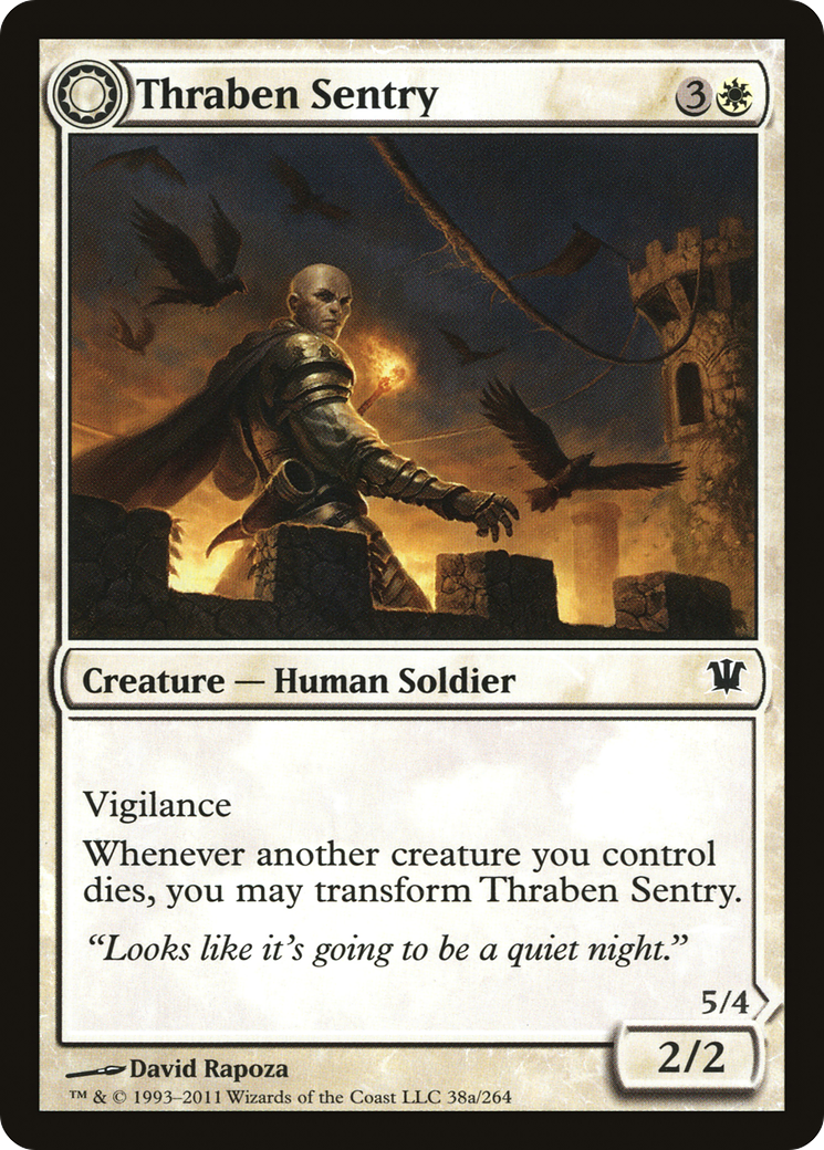 Thraben Sentry // Thraben Militia (ISD-038) - : (Double Faced Transform) Foil