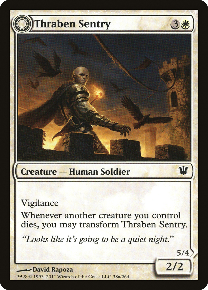 Thraben Sentry // Thraben Militia (ISD-038) - : (Double Faced Transform) Foil